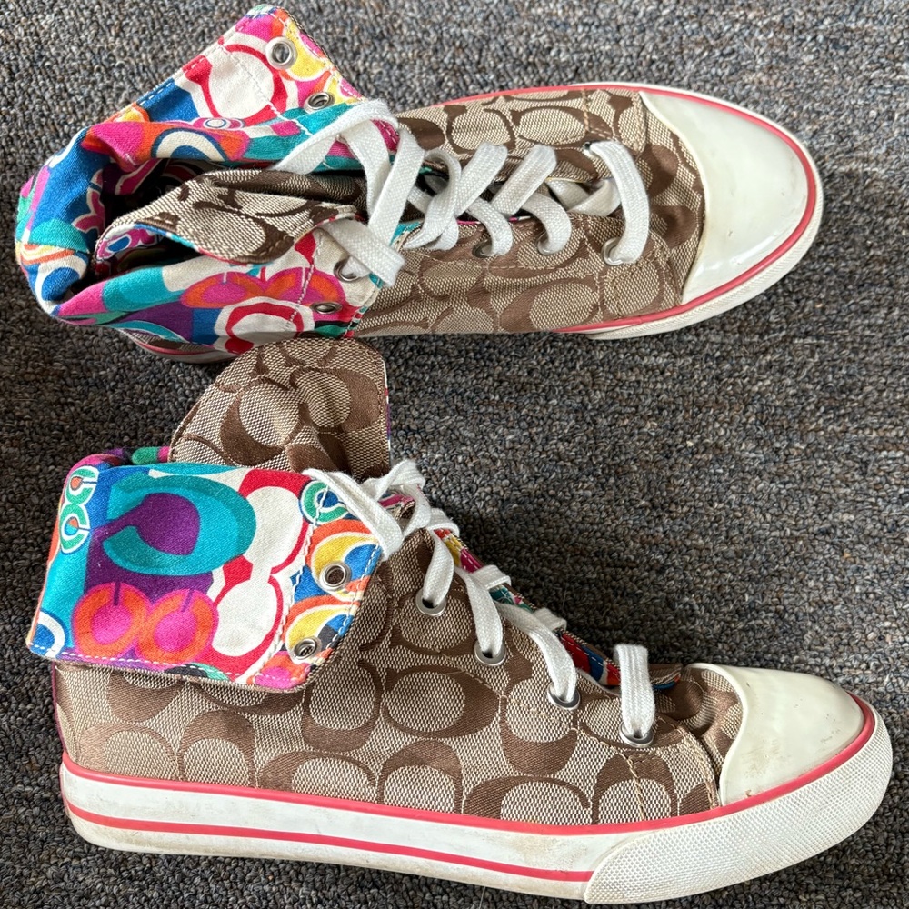 Coach Bonney High Top Sneakers Size 7.5